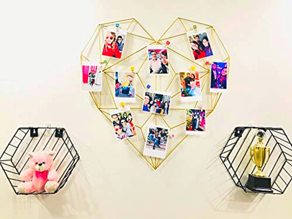 Frame styled with photographs