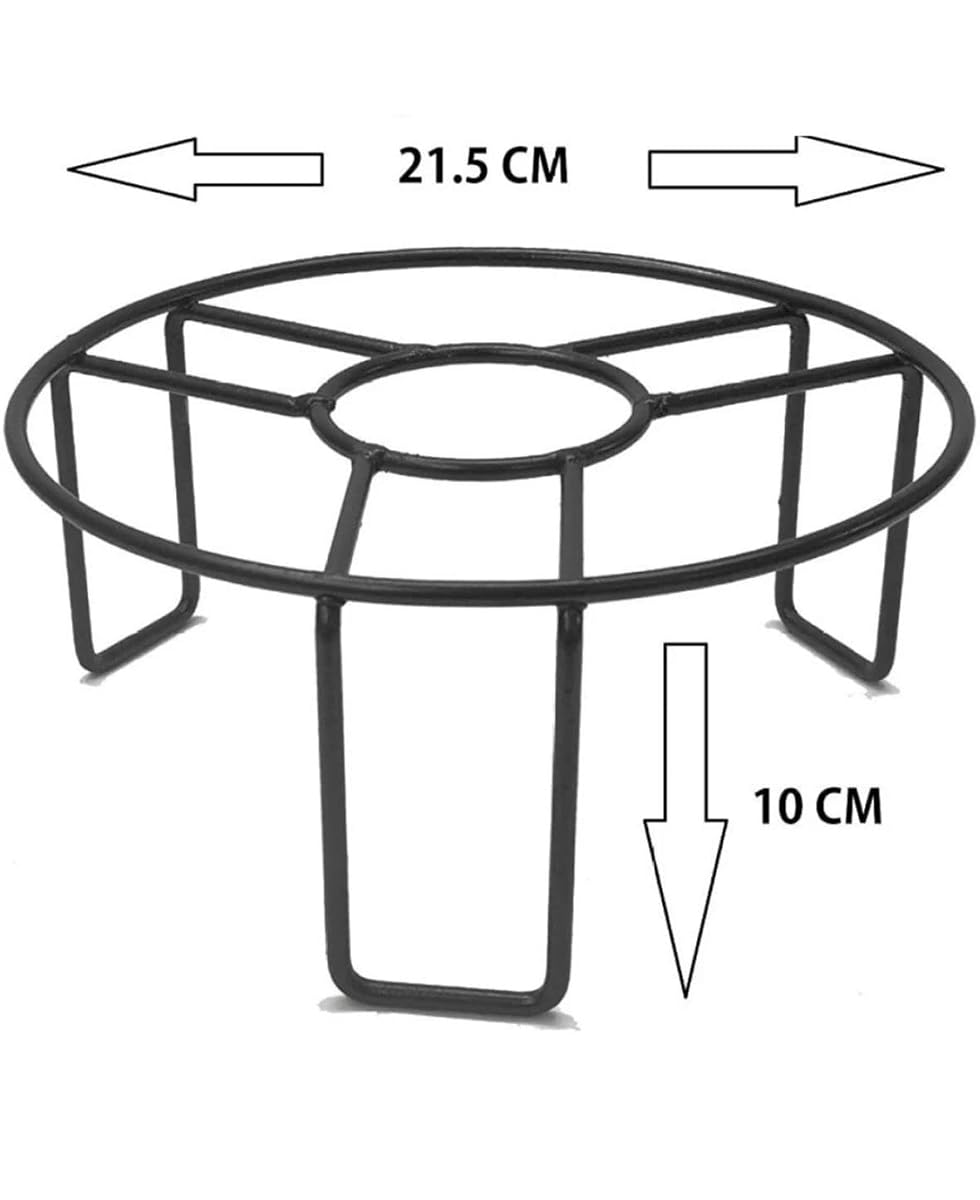 Pot stand holding a planter