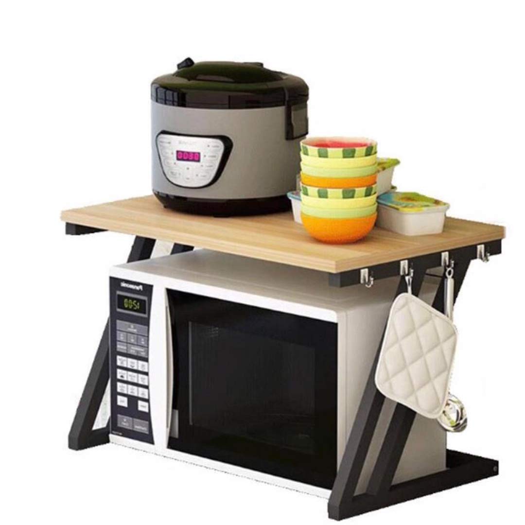 Pikify two-tier microwave oven rack, 61 cm wide