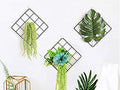 Pikify black steel floral art display panel