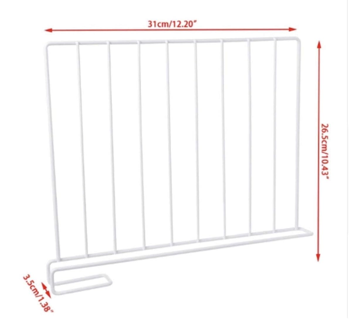 Organiser holding folded clothes