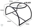 Pikify black tunnel planter stand
