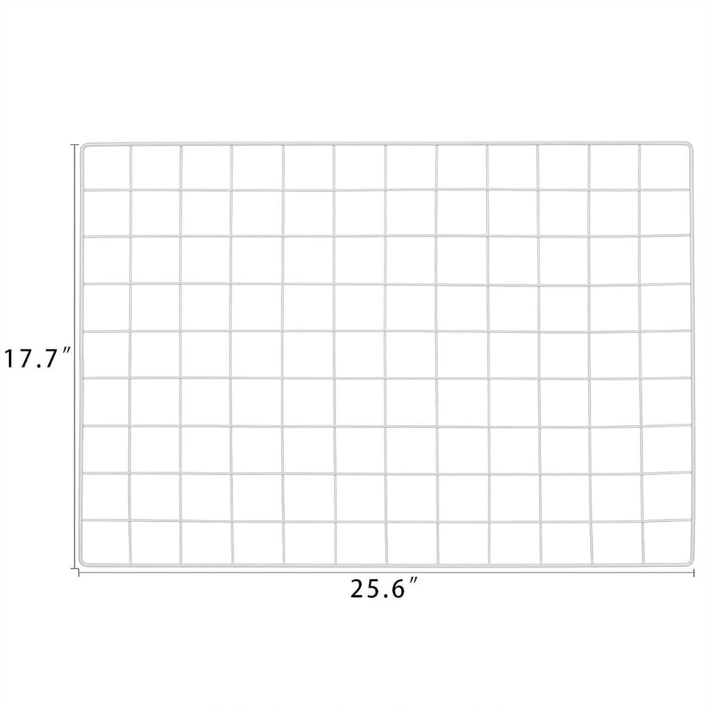 White grid panel detail