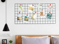 Pikify black steel grid photo frame, 85 by 55 cm