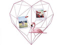 Pikify pink heart-shaped photo grid frame