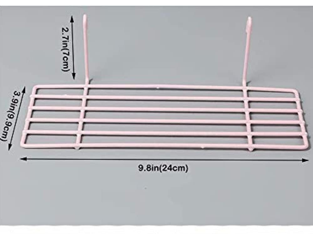 Pink grid panel in a room