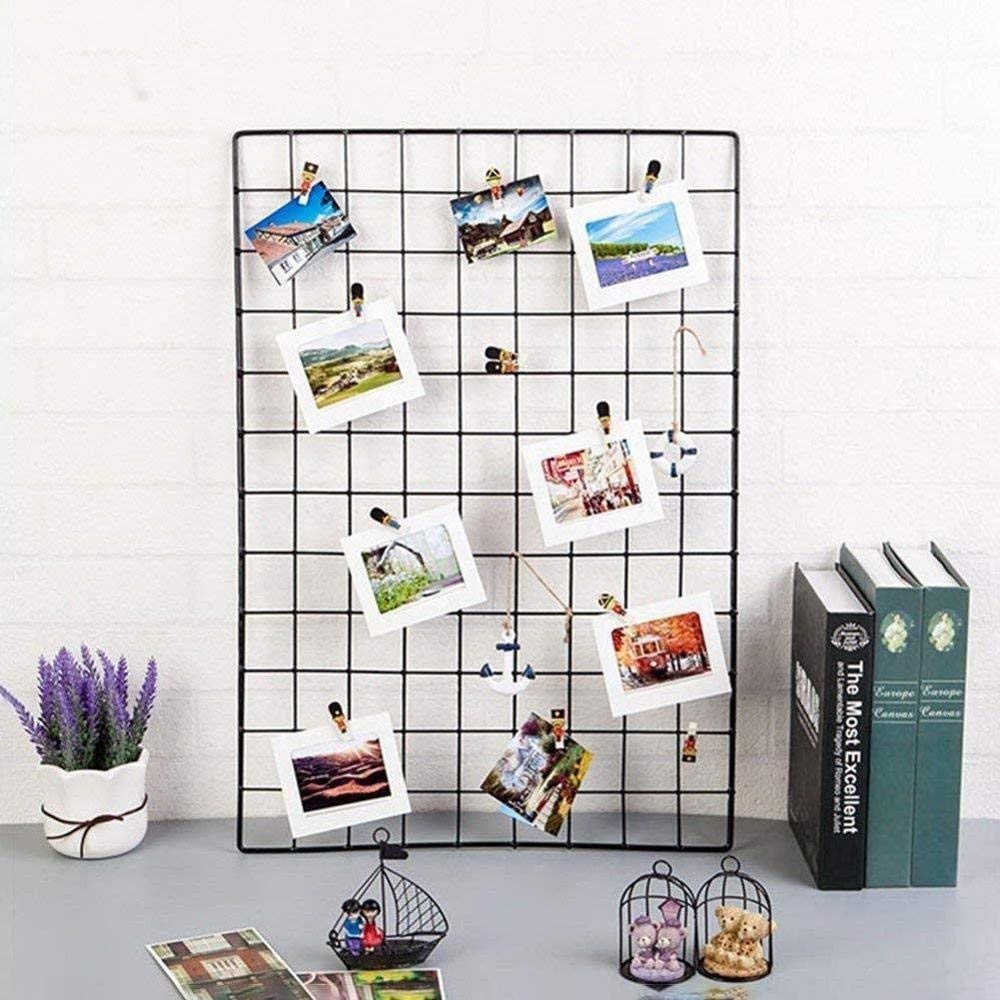 Grid panel styled with photographs