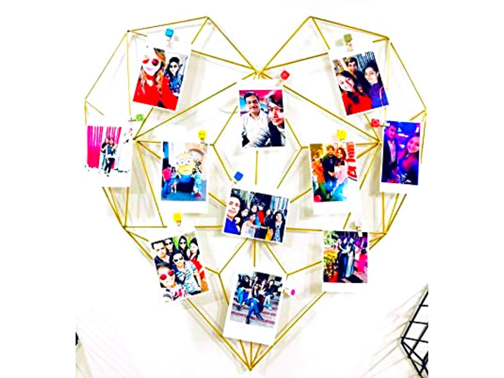 Pikify gold metal wall photo frame