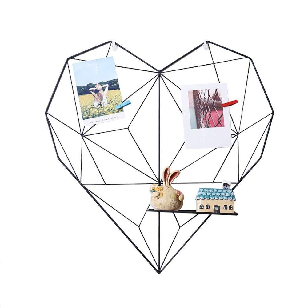 Pikify black heart-shaped photo grid frame