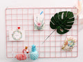 Pikify black grid photo frame with basket and tray