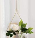 Pikify gold geometric triangle hanging rack