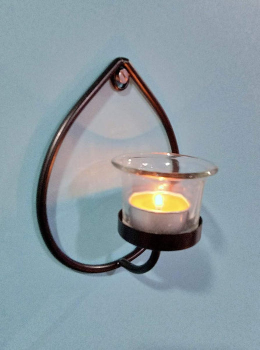 Pikify iron wall art tealight holder