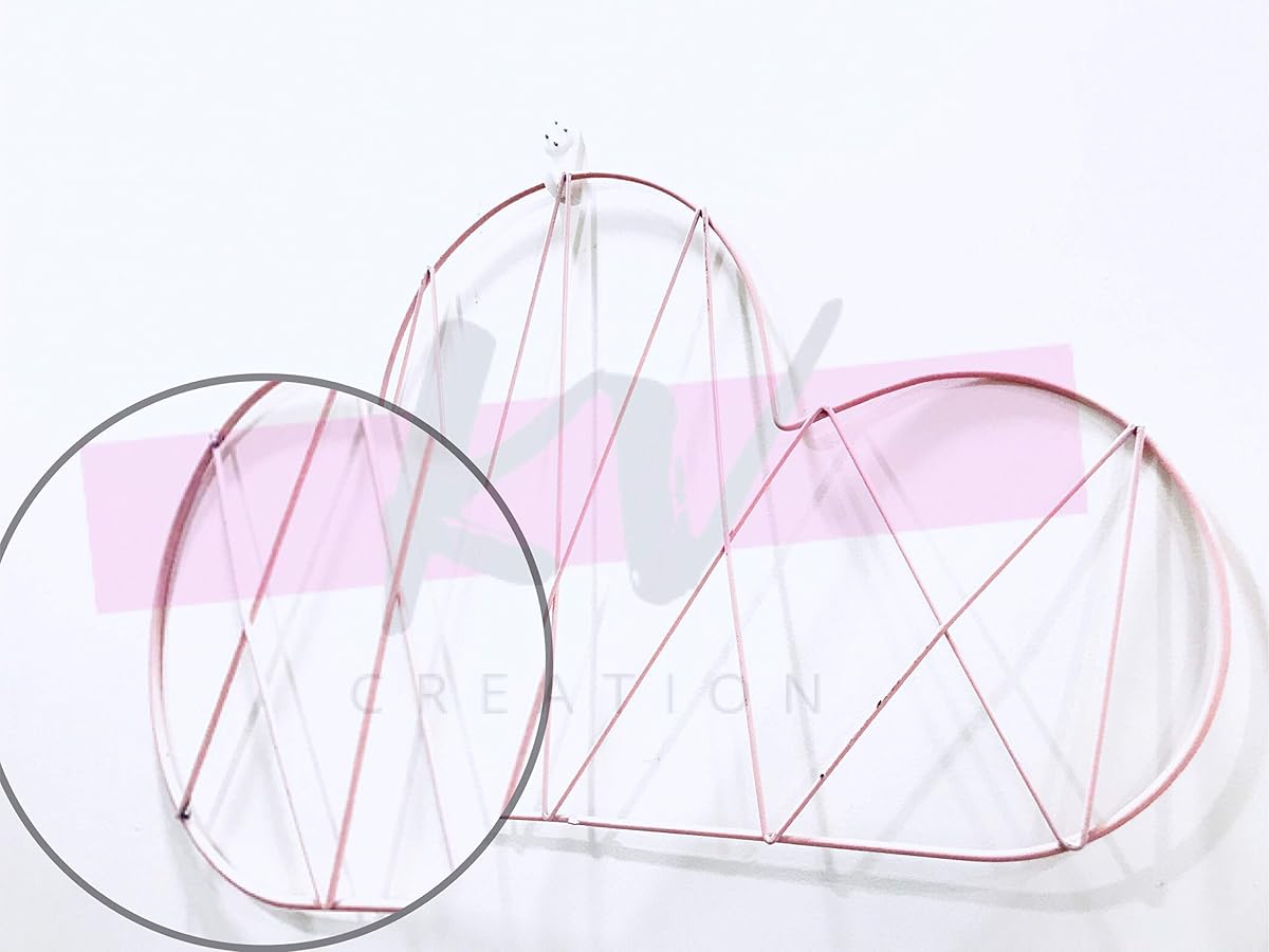 Pink frame on a wall