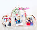 Pikify pink metal wall frame